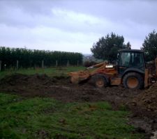 Premiers coups de pelletés