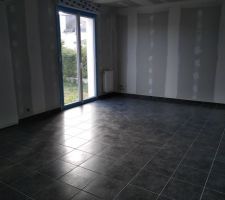 Carrelage gris anthracite