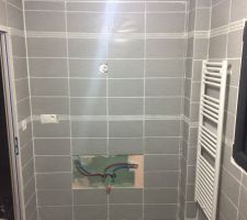 Faience sallle de bain fait par nous meme