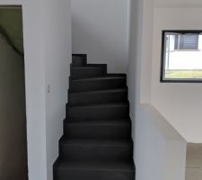 Carrelage escalier RDC - étage