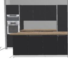 Aperçu de la future cuisine