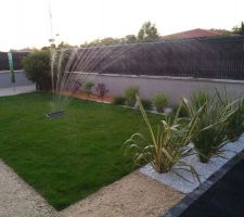 Jardin devant la maison