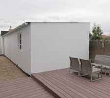 Ancien garage après peinture