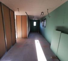 Cloison et plomberie