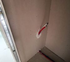 Cloison et plomberie