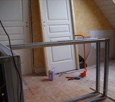 La preparation d'un meuble de sdb