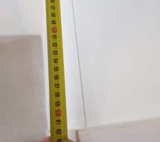 Décalage de la porte réalisé dans le bureau