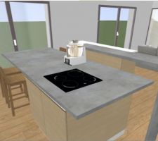 Idée d'îlot de cuisine