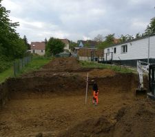 D&eacute;but du terrassement