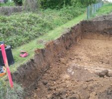 D&eacute;but du terrassement