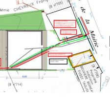 Plan de raccordement, pour terrassier