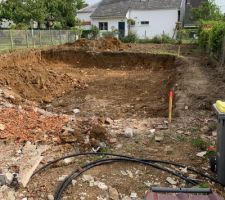 Excavation maison