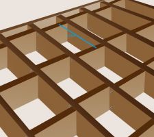 Entretoises charpente