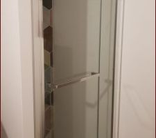 Porte de douche douche étage
