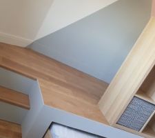 Création lit sous estrade chambre ado