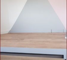 Création lit sous estrade chambre ado