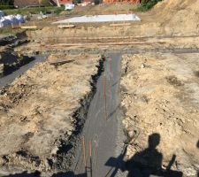 Semelles des fondations