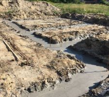 Semelles des fondations