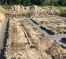 Semelles des fondations