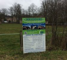 Permis de construire enfin affich&eacute;