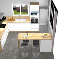 Plan de travail avec mauvaise dimension