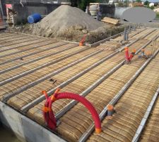 Plancher EBS - Evacuation & janolènes mis en place