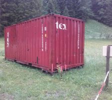 Container n°2 en place.