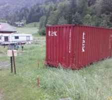 Container n°2 en place.