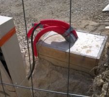 Coffret électrique à l'entrée du lotissement