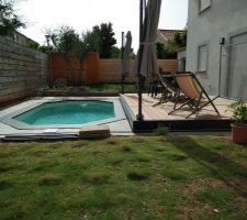 Ensemble piscine + terrasse (ouverte)