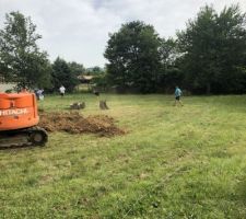 Délimitations de la maison en cours