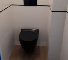 WC du rez-de-chaussé en cours, manque la peinture