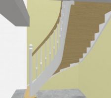 Perspective  escalier