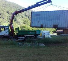 Container prêté : en partance.