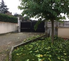 Entrée du terrain (Decembre 2017)