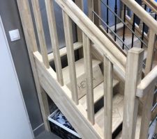 RDV pour menuiserie. Le personnel n'est pas forcement à l'écoute. Tu as 2 minutes pour choisir ton escalier !!! Je vous mets les photos cela vs laissera une idée.