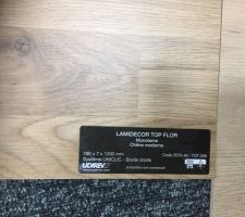 Produsol - RDV - Choix parquet. On a changé pour mettre parquet stratifié dans les chambres (rien dans le salon & salle a manger - on le fera par nous même car on souhaite mettre parquet massif)