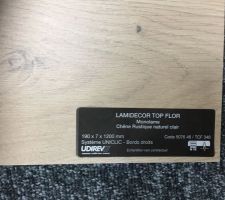 Produsol - RDV - Choix parquet. On a changé pour mettre parquet stratifié dans les chambres (rien dans le salon & salle a manger - on le fera par nous même car on souhaite mettre parquet massif)