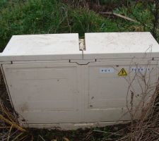 Gros plan du coffret EDF