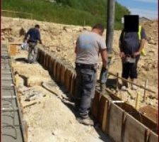 Coulage des longrines