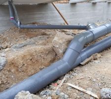 Évacuations dans le vide sanitaire