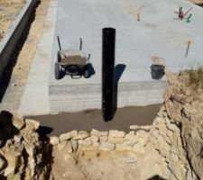Cunette béton