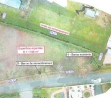 Plan de bornage du terreain