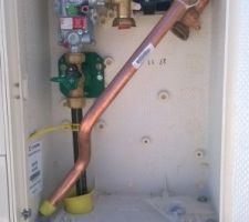 Coffret gaz sans compteur