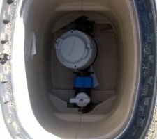 Citerneau d'eau potable avec compteur