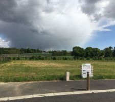 Notre terrain avant le d&eacute;but du chantier