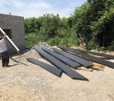 Installation des couvertines