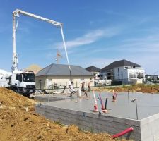 Dalle en cours de réalisation bis