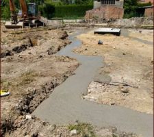 Coulage fondations