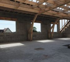 Vue sur intérieur lucarne